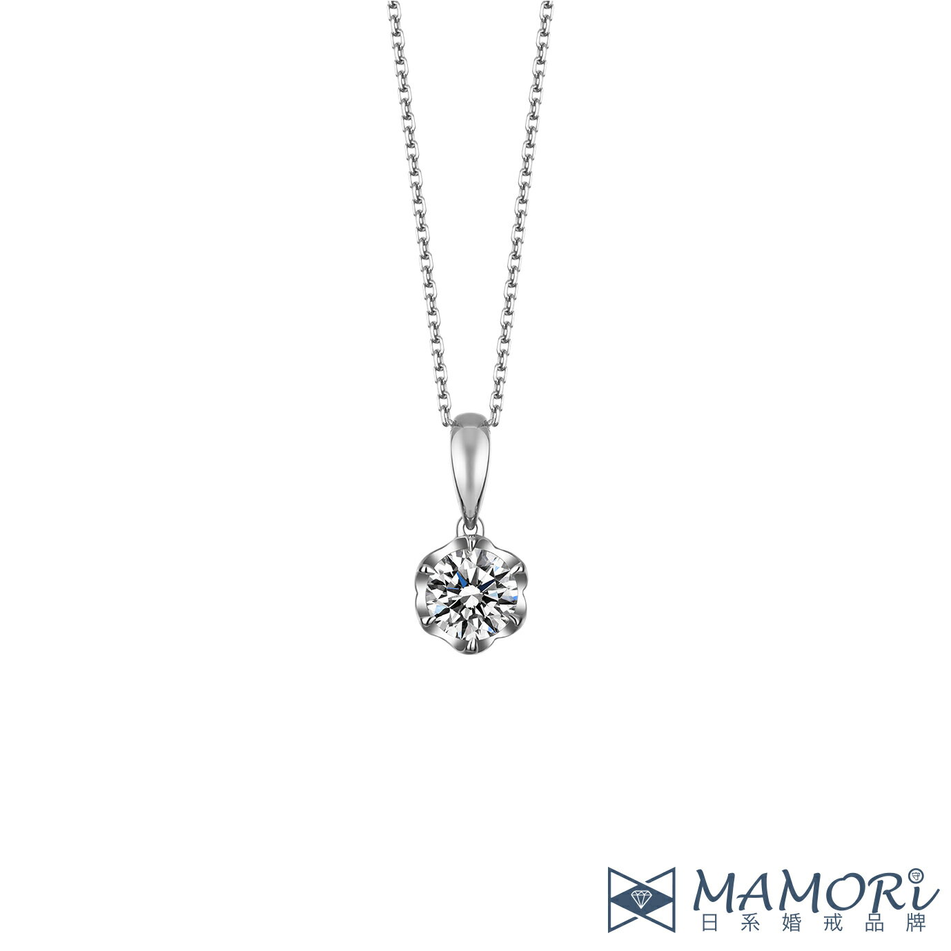 【MAMORi】紀念鑽飾｜GIA30分鑽石項鍊-18K金