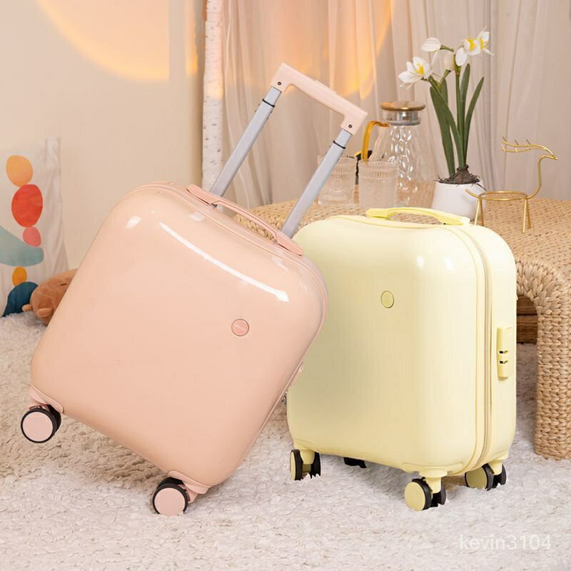 2023行李箱行李箱女小型輕便18寸飛機可帶登機小號20短途旅遊拉桿密碼小箱子 行李箱 旅行箱
