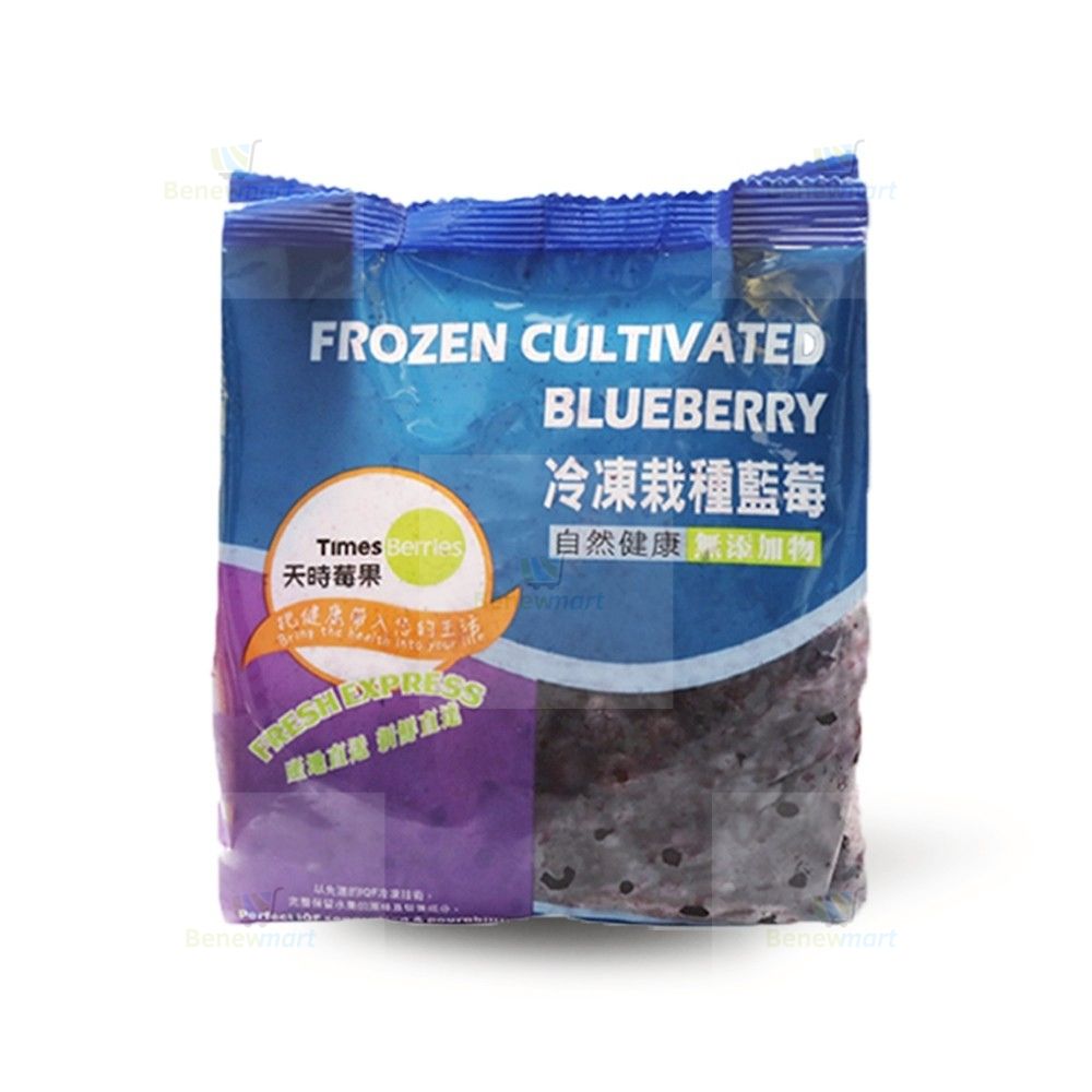 天時冷凍栽種藍莓(美國)｜ 400公克｜美國進口｜解凍即食｜大欣亨｜B384001