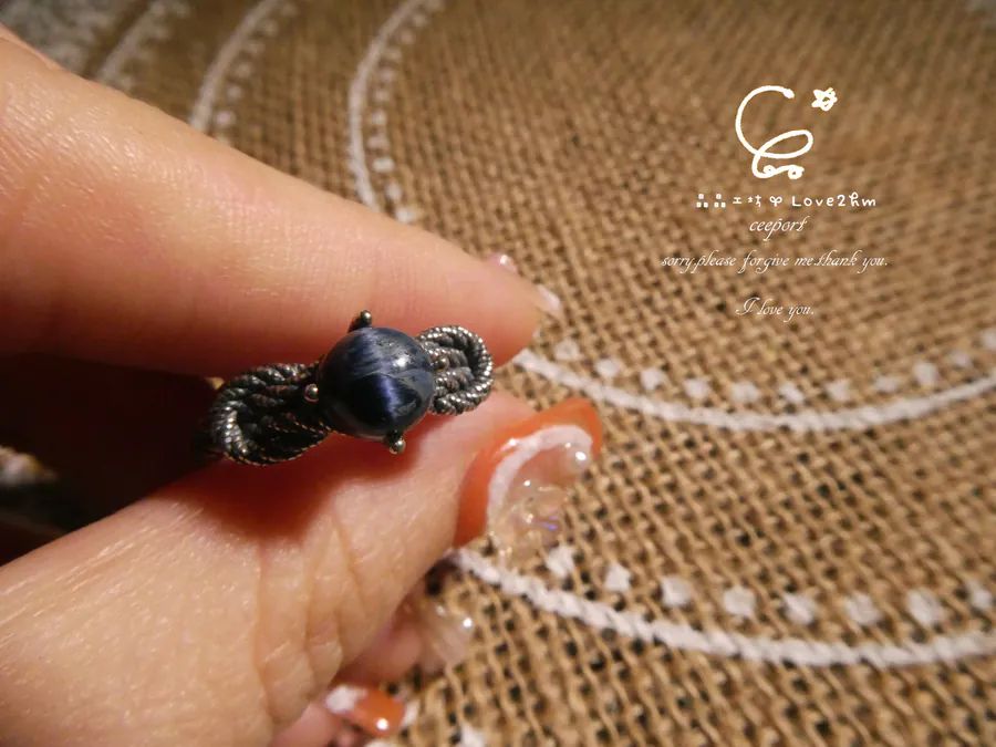 彼得石s925純銀戒指 彼得石 純銀戒指 925純銀 晶晶工坊-love2hm 46223 1