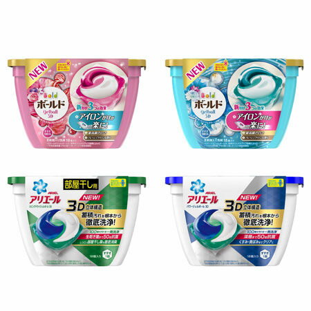 日本 P&G 3D立體洗衣膠球 18入盒裝 三種洗劑 洗衣果凍球 洗衣凝膠球 除臭 抗菌 洗衣球 寶僑【N202654】