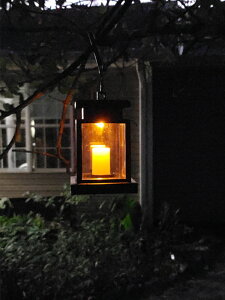 太陽能復古氛圍銅線花園戶外LED民宿庭院星星蠟燭手提露營裝飾燈