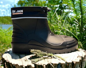【DI JAN】DI JAN 短筒野迷 百岳登山雨鞋 雨靴 休閒鞋 灰/綠/棕色