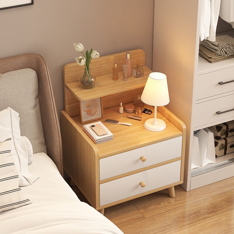 床頭櫃出租房用簡約現代床邊櫃家用臥室簡易輕奢高級感小型收納櫃