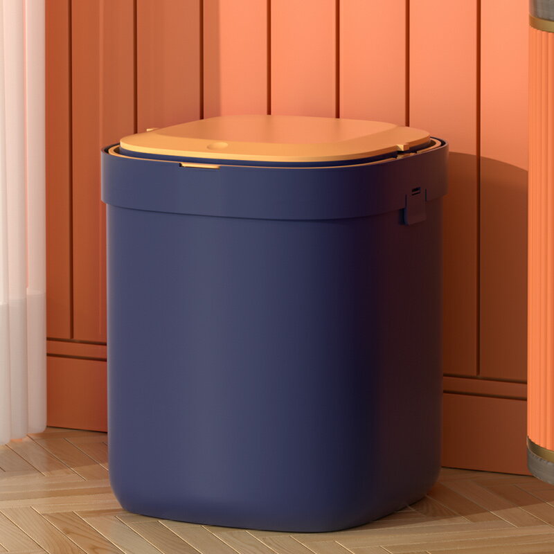 高顏值家用垃圾桶廁所洗手衛生間壓縮大號臥室客廳宿舍垃圾箱帶蓋