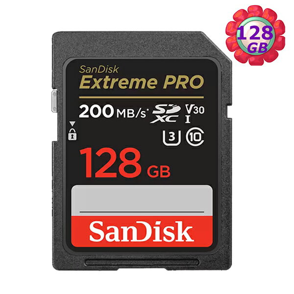SanDisk 128GB 128G SD【200MB/s Extreme Pro】SDXC SDSDXXD-128G 4K U3 A2 V30 相機記憶卡【序號MOM100 現折$100】
