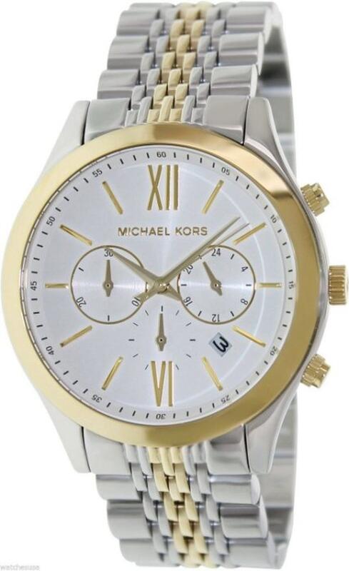 『Marc Jacobs旗艦店』美國代購 Michael Kors 時尚潮流新款金商務男錶不鏽鋼腕錶