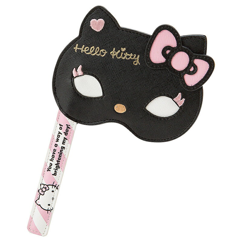 【震撼精品百貨】Hello Kitty 凱蒂貓-凱蒂貓票卡夾-派對裝扮圖案-黑粉 震撼日式精品百貨