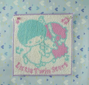 【震撼精品百貨】Little Twin Stars KiKi&LaLa 雙子星小天使 小方巾-雙面紫 震撼日式精品百貨