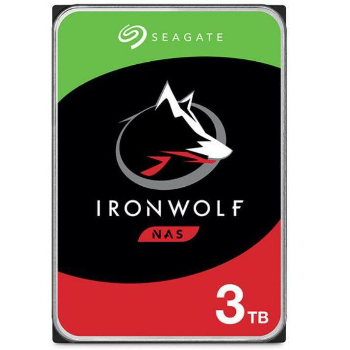 【含稅公司貨】Seagate 那嘶狼 IronWolf 3TB 3.5吋 NAS 專用 硬碟 (ST3000VN007) 0