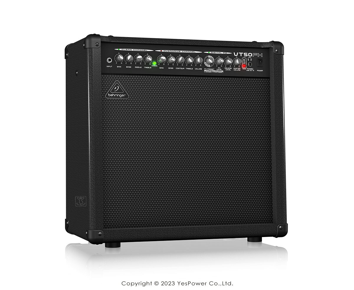 ＊含稅＊VT50FX Behringer耳朵牌 電吉他音箱 (60W/雙聲道/VTC 電子管/雙FX/原裝Bugera)
