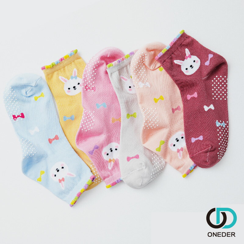 【ONEDER旺達】兔子童襪 1/2襪-3雙組 OD-A704 (組合包)