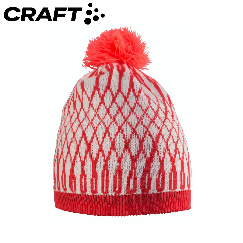 【CRAFT 瑞典 羊毛雪花帽《紅》】1905530/保暖帽/針織帽/毛線帽/休閒帽/毛帽