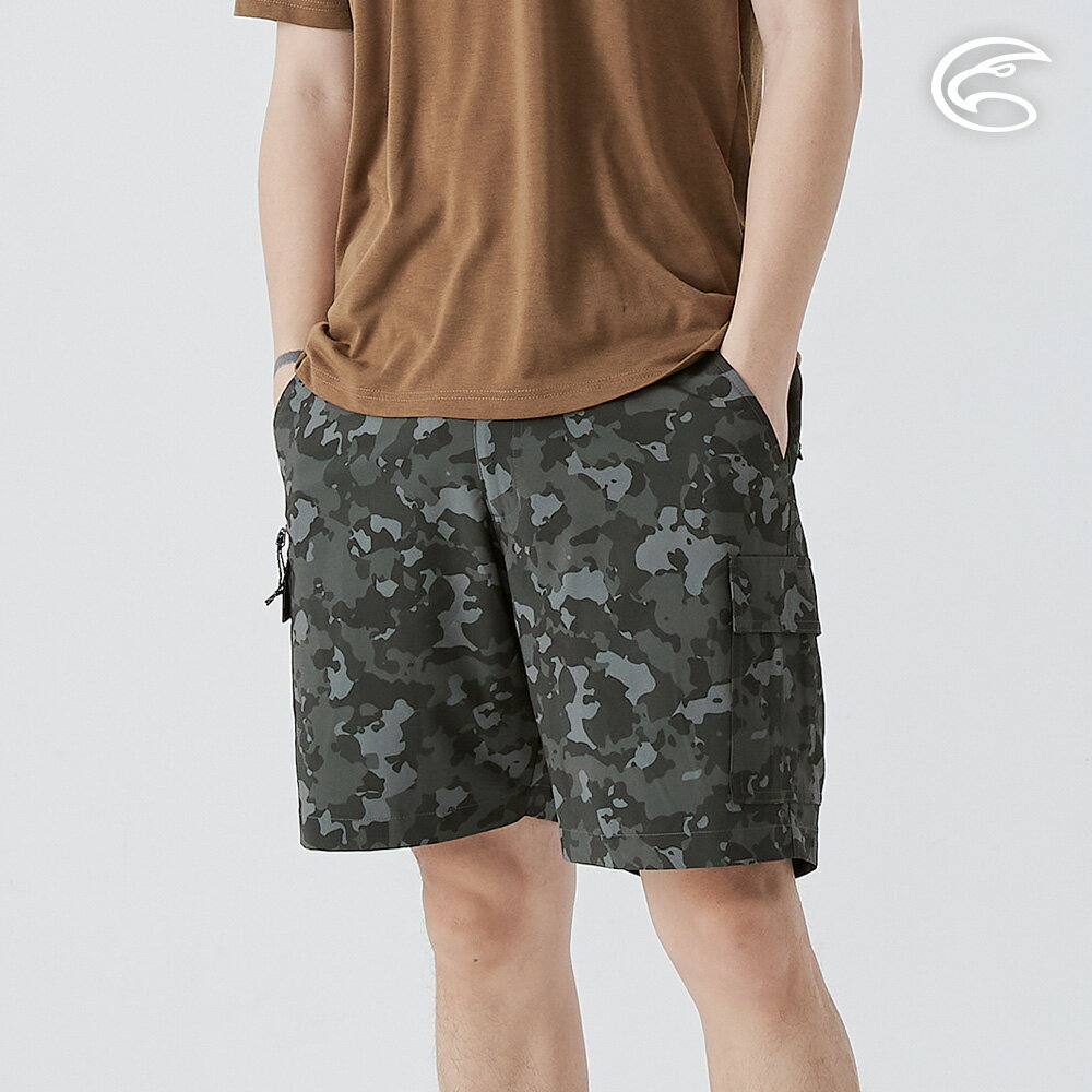 ADISI 男彈性快乾多袋短褲(印花) AP2511049 (M-2XL)｜透氣 吸濕排汗 快乾 輕量 休閒褲