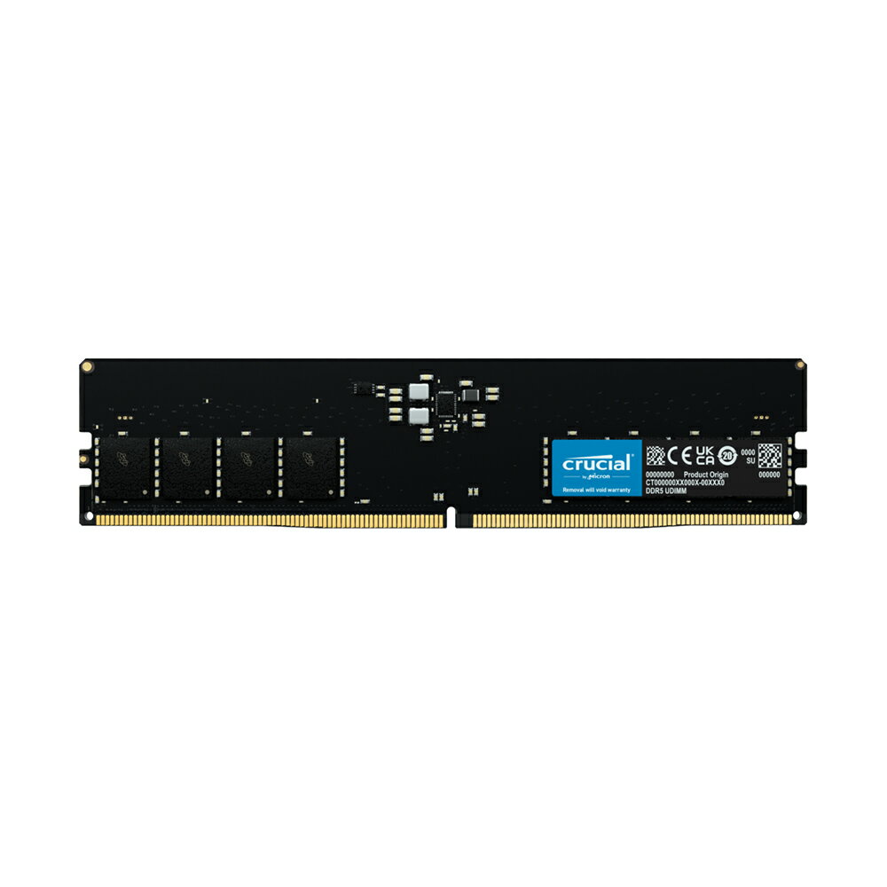 美光 Crucial DDR5 5600 8G桌上型記憶體 CT8G56C46U5