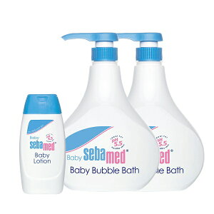 施巴嬰兒泡泡浴露500ml*2 + 嬰兒潤膚乳液100ml*1 超值組