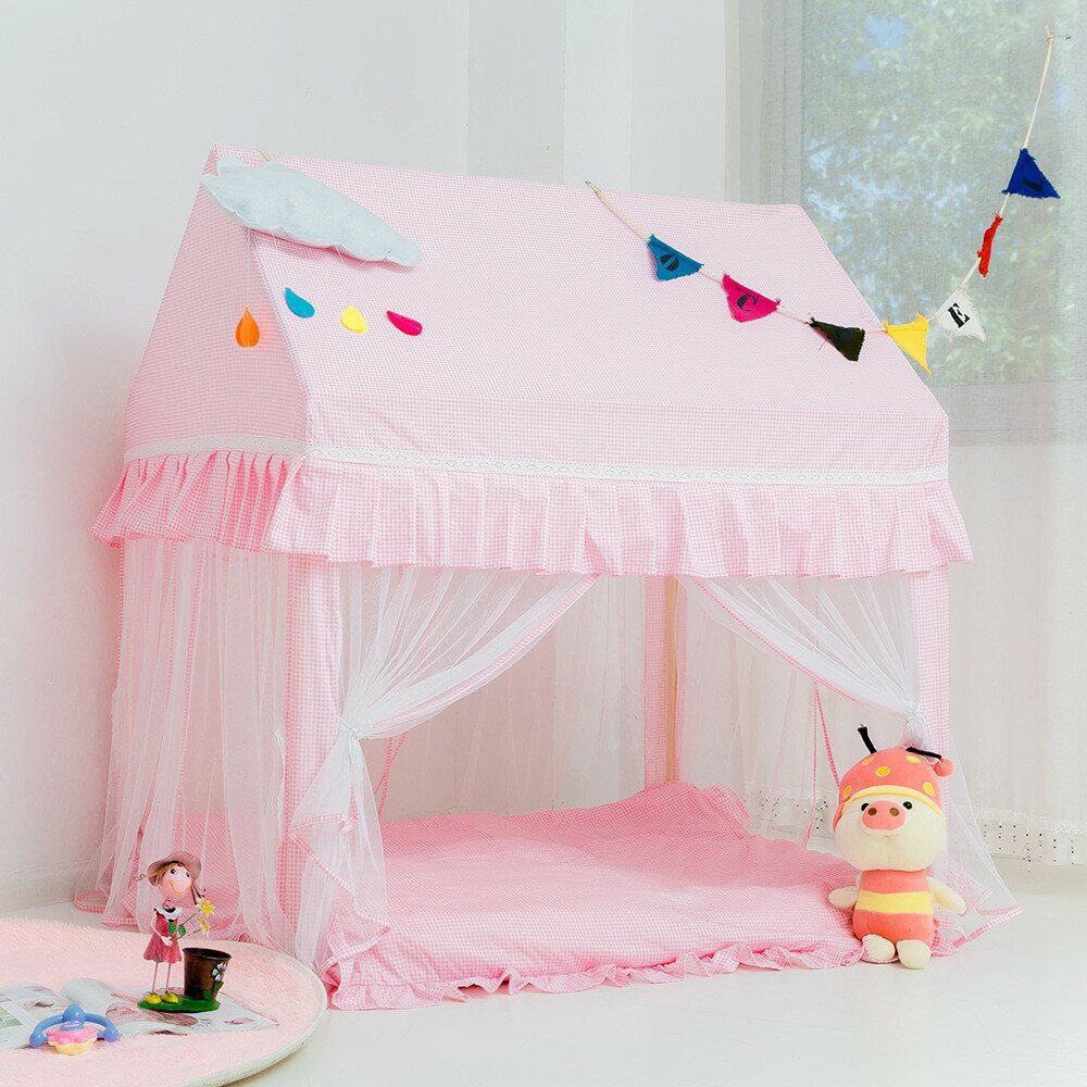 免運 可開發票 兒童帳篷房子公主城堡游戲室內寶寶嬰兒玩具小屋子游戲屋床上帳篷