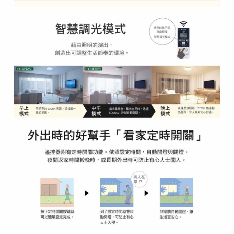 免運 國際牌 LED 32.7W 遙控 吸頂燈 適用 7坪 LGC51101A09 Panasonic (A Light) 2