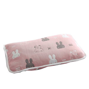 紫羅蘭全棉六層紗布兒童枕套嬰幼兒溫和無刺激枕芯套枕頭套枕巾