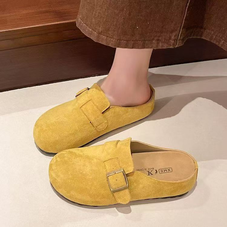 女鞋勃肯鞋洋氣百搭高顏值拖鞋新款舒適四季女士休閑鞋時尚勃肯鞋