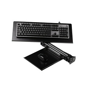 【最高現折268】NLR F-GT ELITE KEYBOARD & MOUSE TRAY CARBON GREY 鋁擠型鍵盤滑鼠架