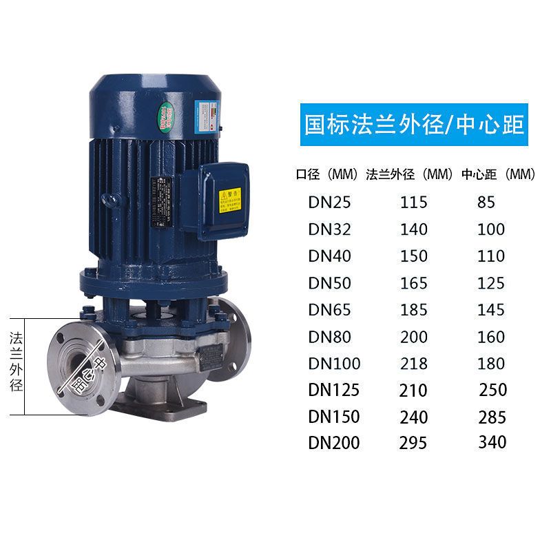 【詢價有驚喜】IHG不銹鋼304管道泵防腐蝕耐酸堿380v立式離心增壓泵循環泵高揚程 3