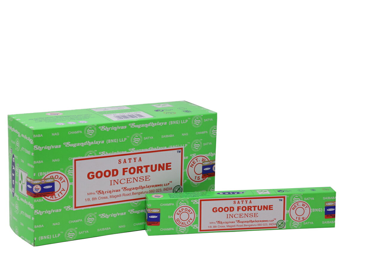 [綺異館] 印度香 賽巴巴 好運香 Satya good fortune 15gm 好運順利