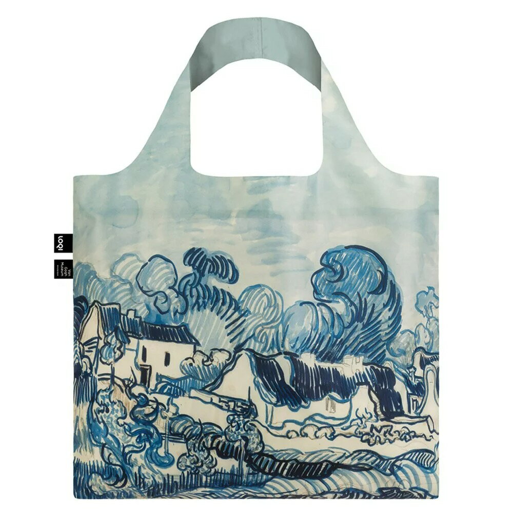 LOQI 博物館系列 梵谷名畫 老葡萄園與農婦 春捲包 購物袋 手提袋 環保袋 肩背袋