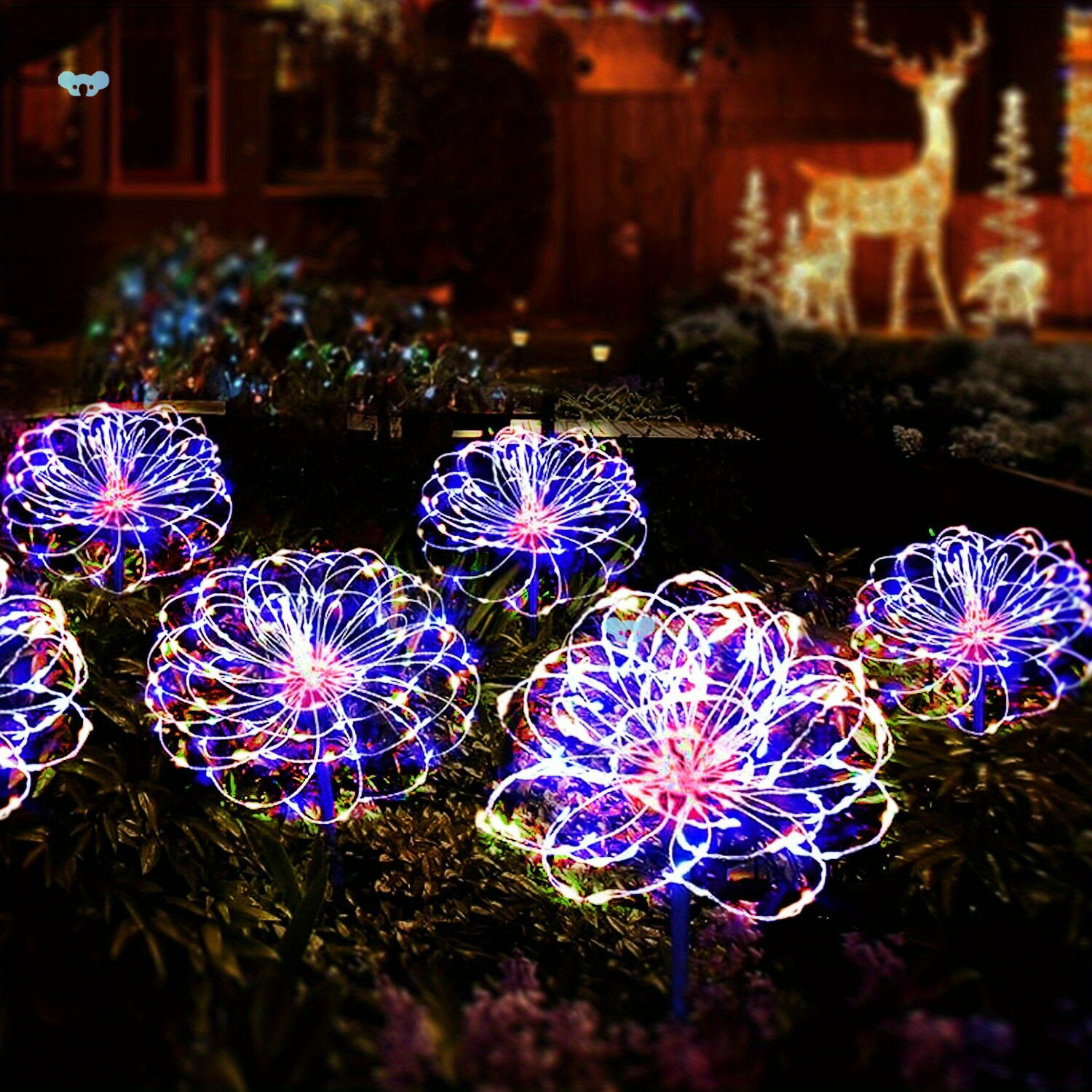 Solar Powered Outdoor Garden LED Lights, Christmas