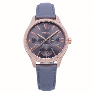 FOSSIL 美國最受歡迎頂尖潮流時尚三眼腕錶-灰+玫瑰金-BQ3764