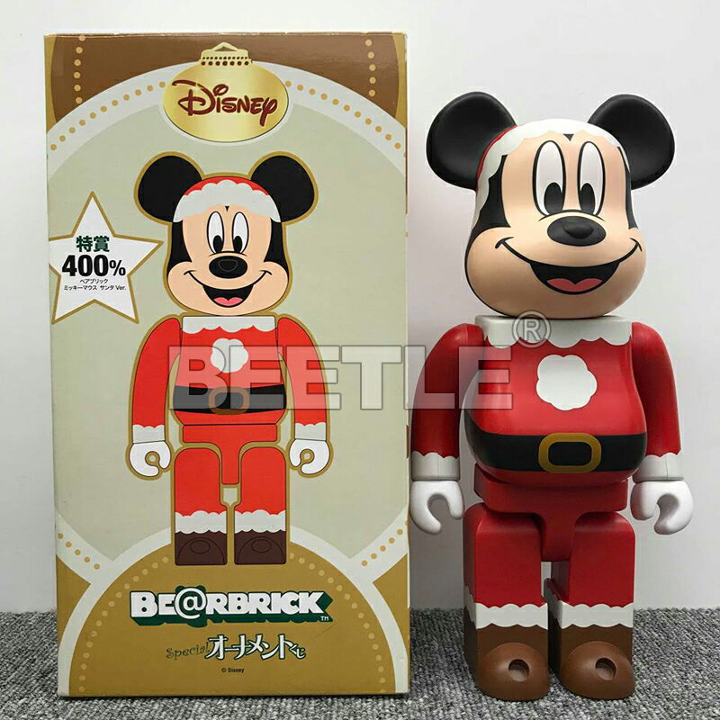 現貨BEETLE BE@RBRICK X DISNEY MICKEY MOUSE 米老鼠 米奇 聖誕老公公 400%