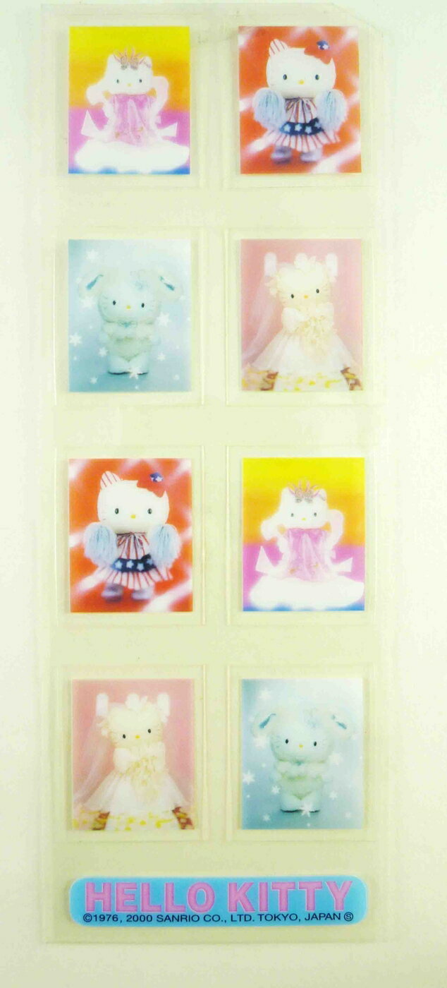 【震撼精品百貨】Hello Kitty 凱蒂貓 KITTY季刊貼紙-彩色(婚紗) 震撼日式精品百貨