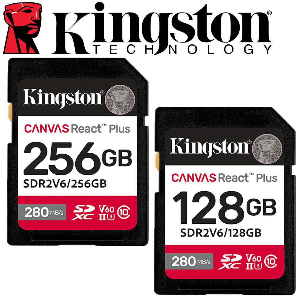 Kingston 金士頓 256GB 128GB SDXC SD U3 V60 記憶卡 SDR2V6 128G 256G