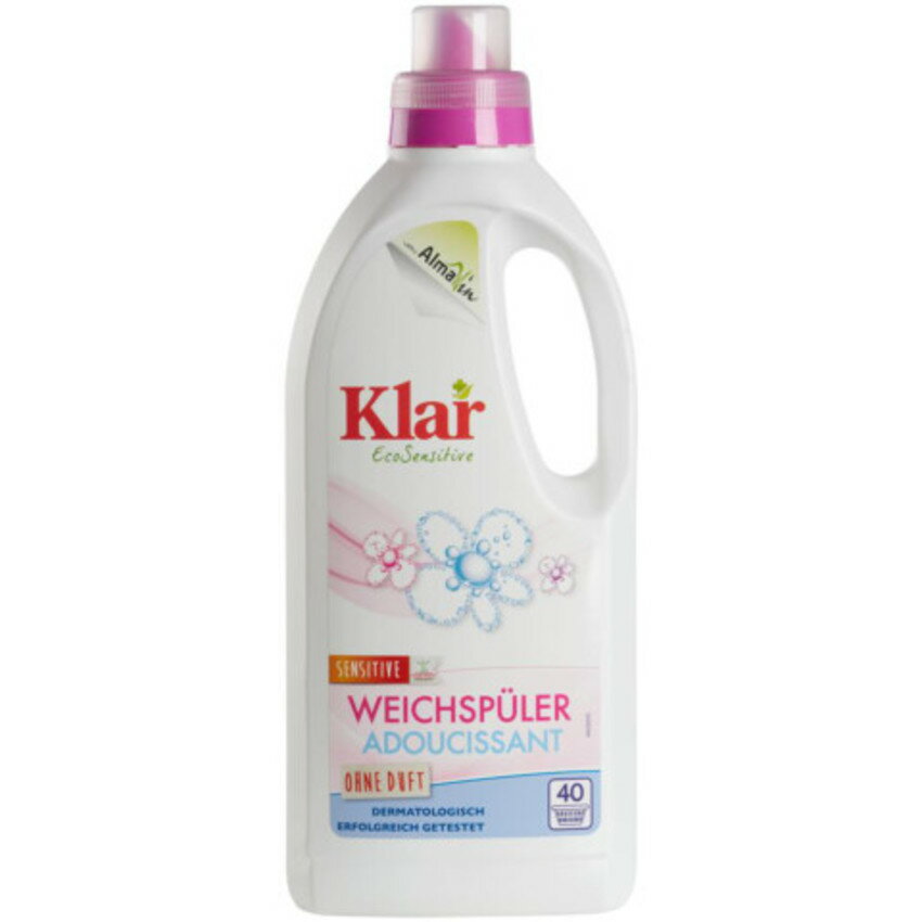 德國 Klar 天然環保衣物柔軟精 1000ml 柔軟精 衣物 衣服 清潔 居家 附發票【心心哈德】現貨 全館499超取免運｜全場下殺★滿額再享折扣