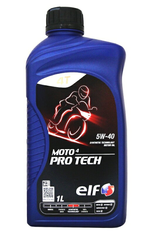 elf MOTO4 PRO TECH 5W40 4T 機車合成機油