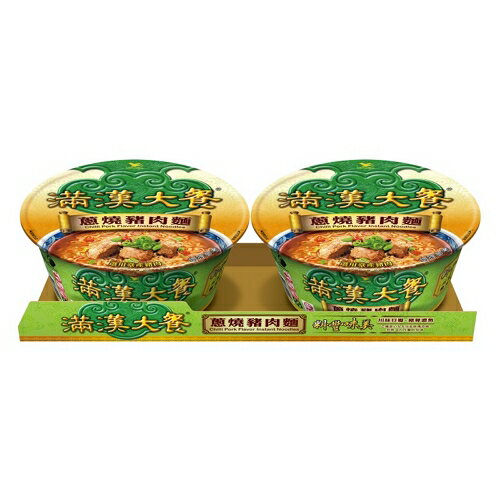統一滿漢大餐碗麵系列(蔥燒牛/珍味牛/蔥燒豬)(2碗/組)【愛買】 4