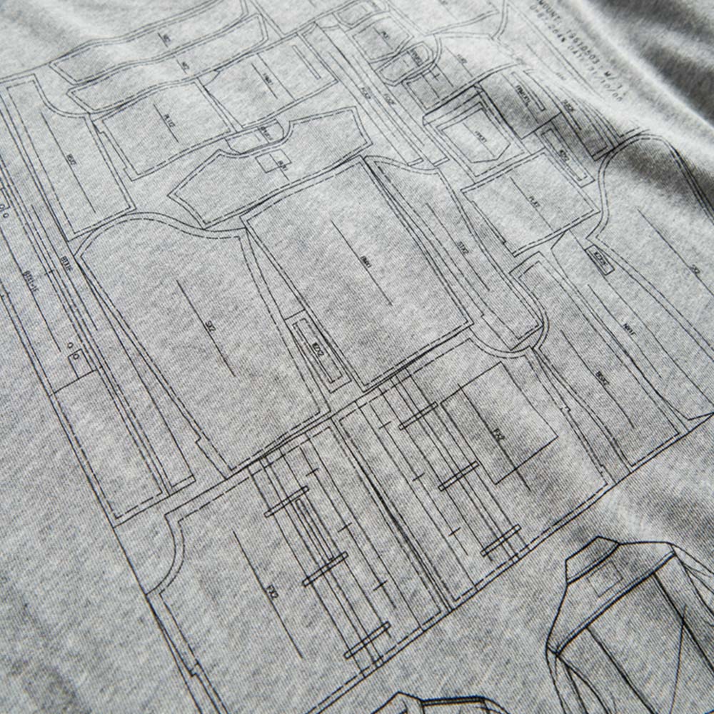 EDWIN 橘標 職人排版LOGO長袖T恤-男款 麻灰色 6