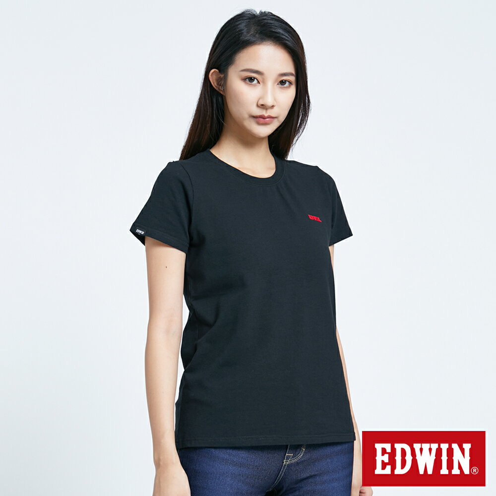 新品↘EDWIN 第八代LOGOT-女款  黑色
