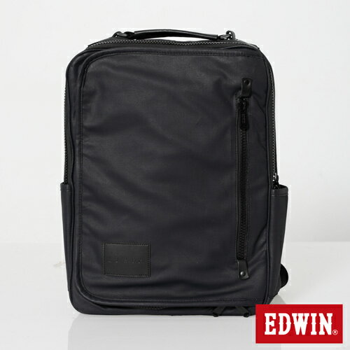 <br/><br/>  【新品上市↘】EDWIN 來個旅行吧! 丹寧箱型後揹包-男款 黑色<br/><br/>
