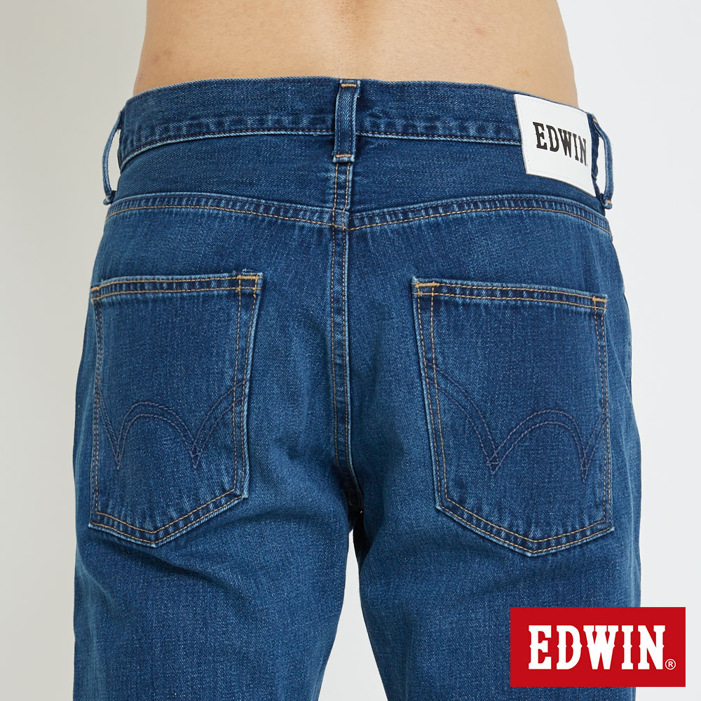 EDWIN 男款 503復古水洗純棉AB牛仔褲TAPERED(石洗藍) #滿件享折扣 6