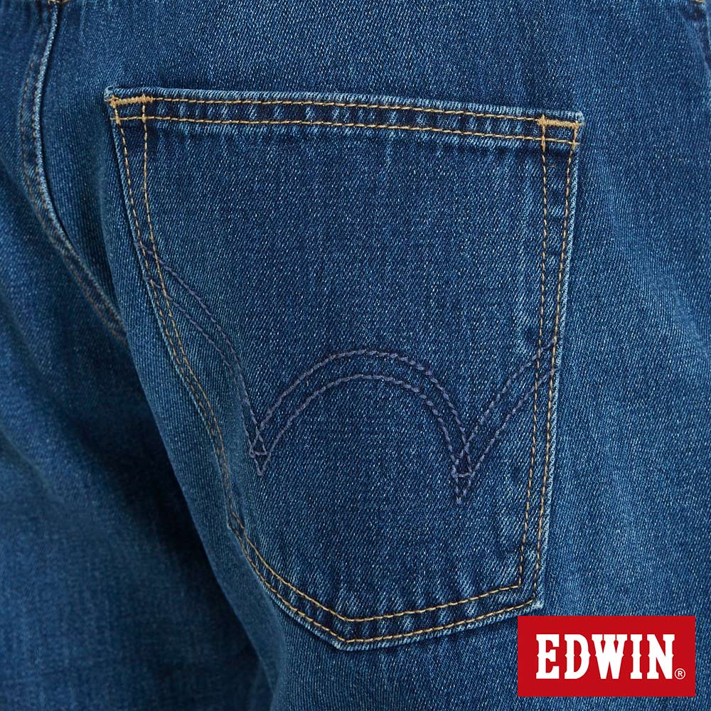 EDWIN 男款 503復古水洗純棉AB牛仔褲TAPERED(石洗藍) #滿件享折扣 9