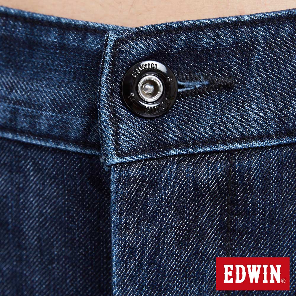 EDWIN 男款 EFUNCTION3D伸縮窄直筒牛仔褲(酵洗藍) 8