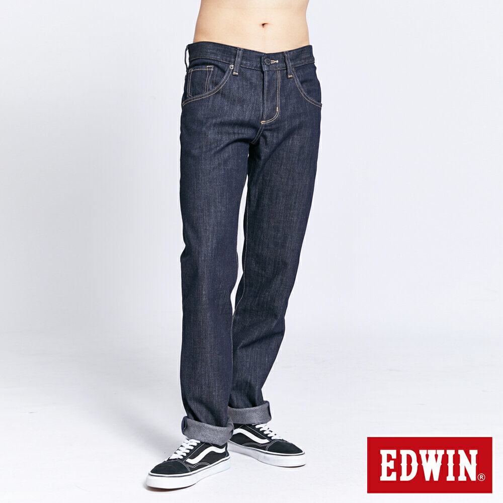 EDWIN 503 BLUE TRIP 保溫款 中直筒牛仔褲 -男款 原藍色 STRAIGHT #丹寧服飾特惠