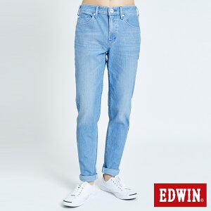 新品↘EDWIN JERSEYS 迦績 EJ6 超彈EDGE錐形牛仔褲-男款 重漂藍 TAPERED #夏日沁涼衣著