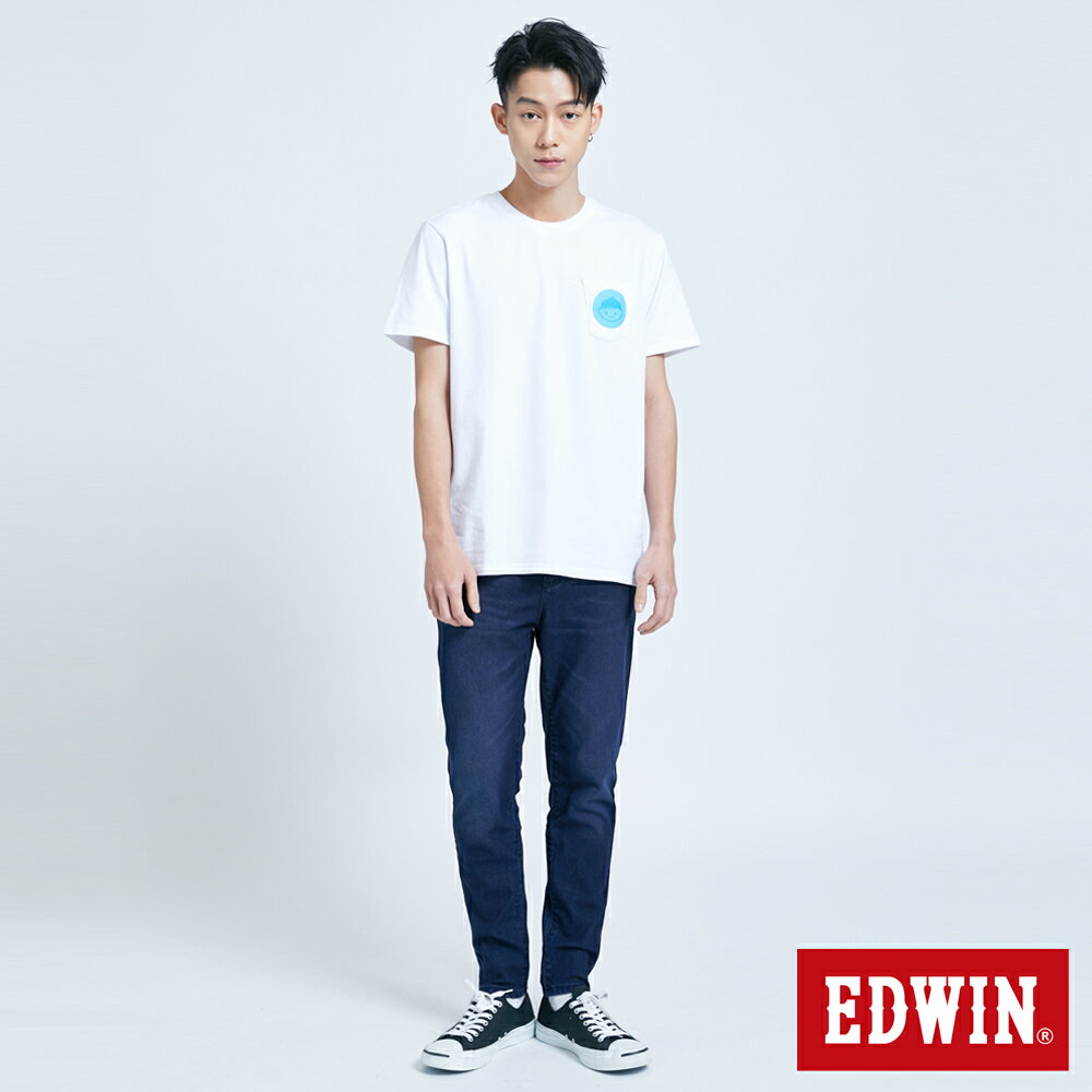 EDWIN JERSEYS 迦績 PK EJ6 冬奧款錐形牛仔褲-男款 酵洗藍 TAPERED 5