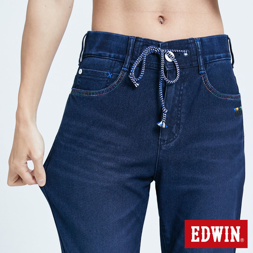 EDWIN JERSEYS 迦績 PK EJ6 冬奧款錐形牛仔褲-男款 酵洗藍 TAPERED 6