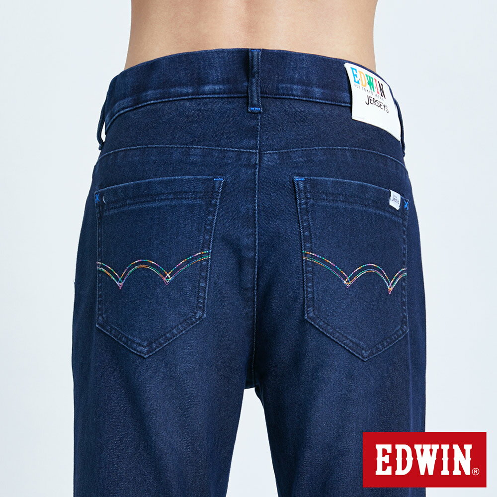 EDWIN JERSEYS 迦績 PK EJ6 冬奧款錐形牛仔褲-男款 酵洗藍 TAPERED 7