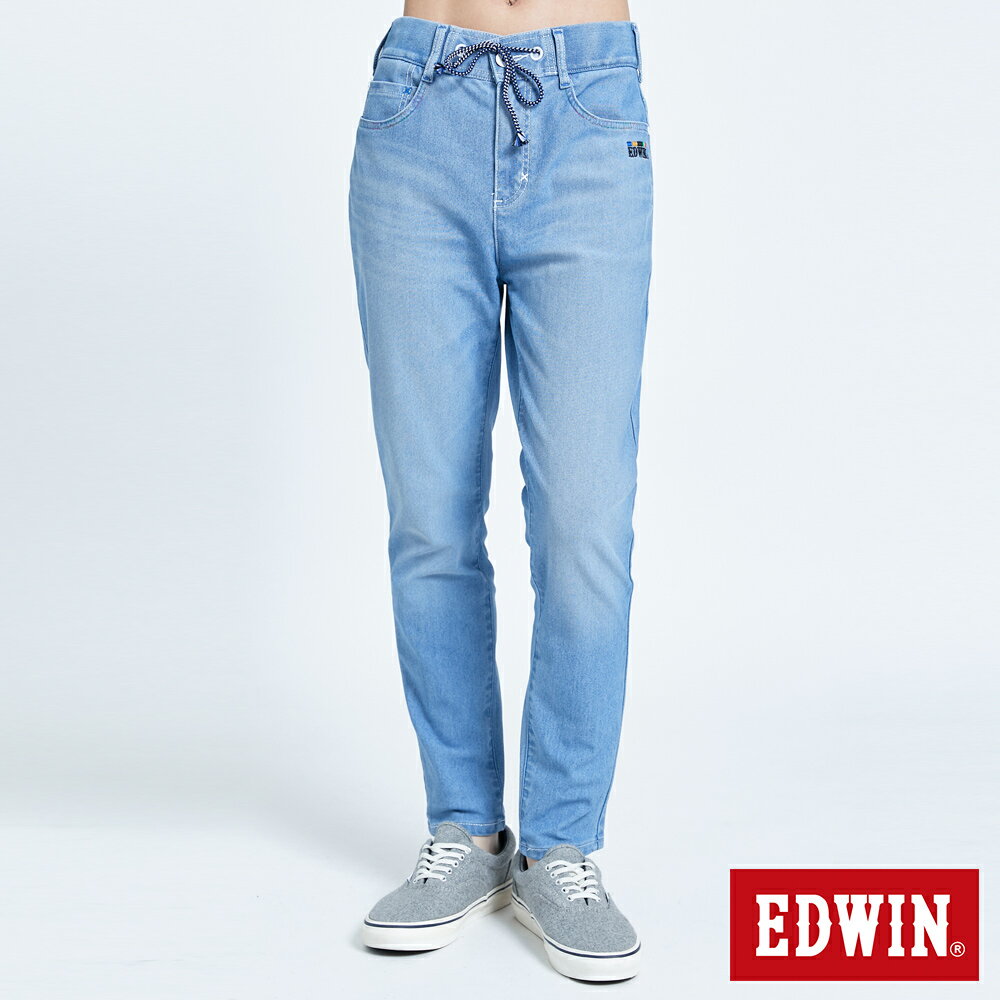 特降品↘EDWIN JERSEYS 迦績 PK EJ6 冬奧款錐形牛仔褲-男款 重漂藍 TAPERED #503生日慶