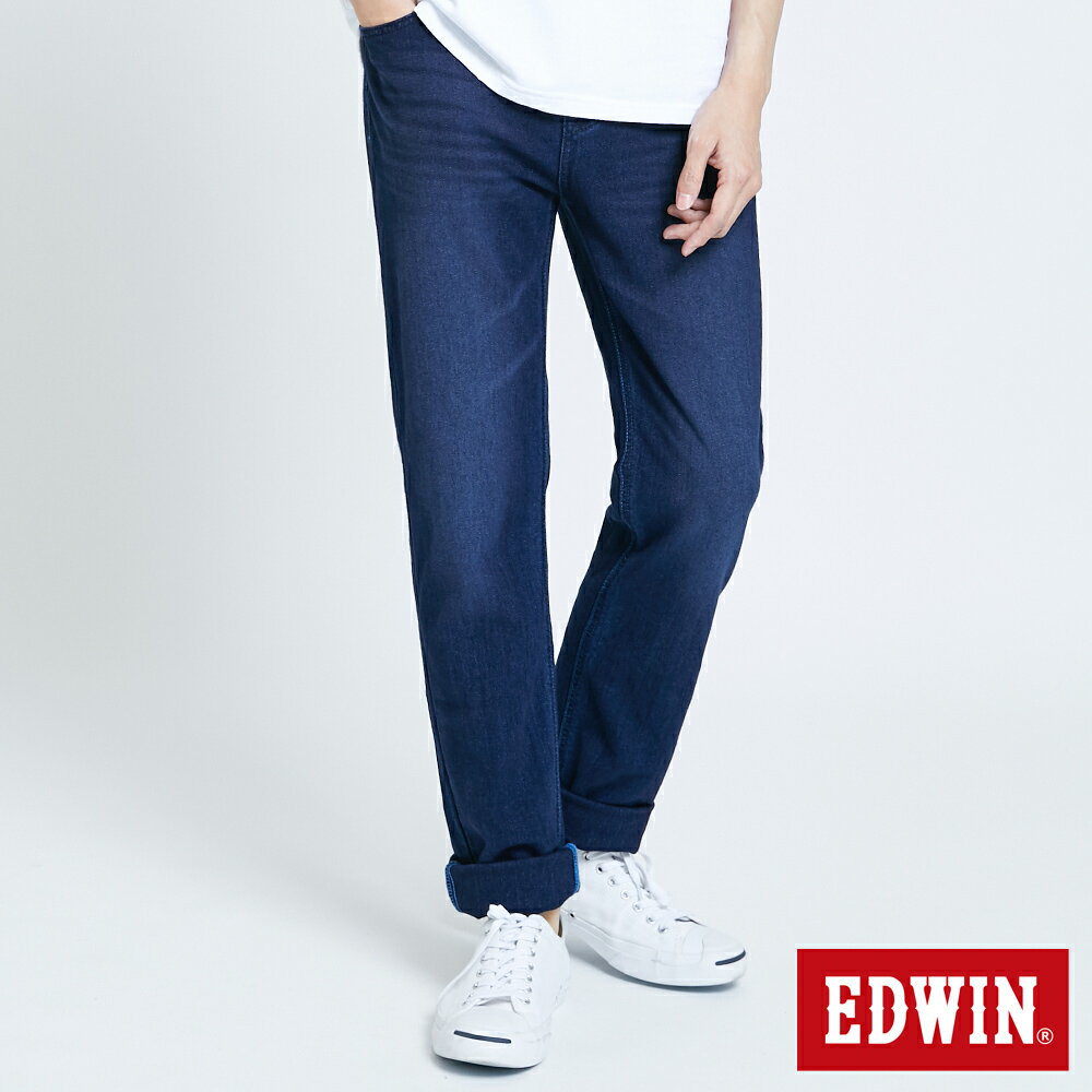 EDWIN 迦績 EJ3 透氣伸縮 中直筒牛仔褲-男款 酵洗藍 STRAIGHT #丹寧服飾特惠