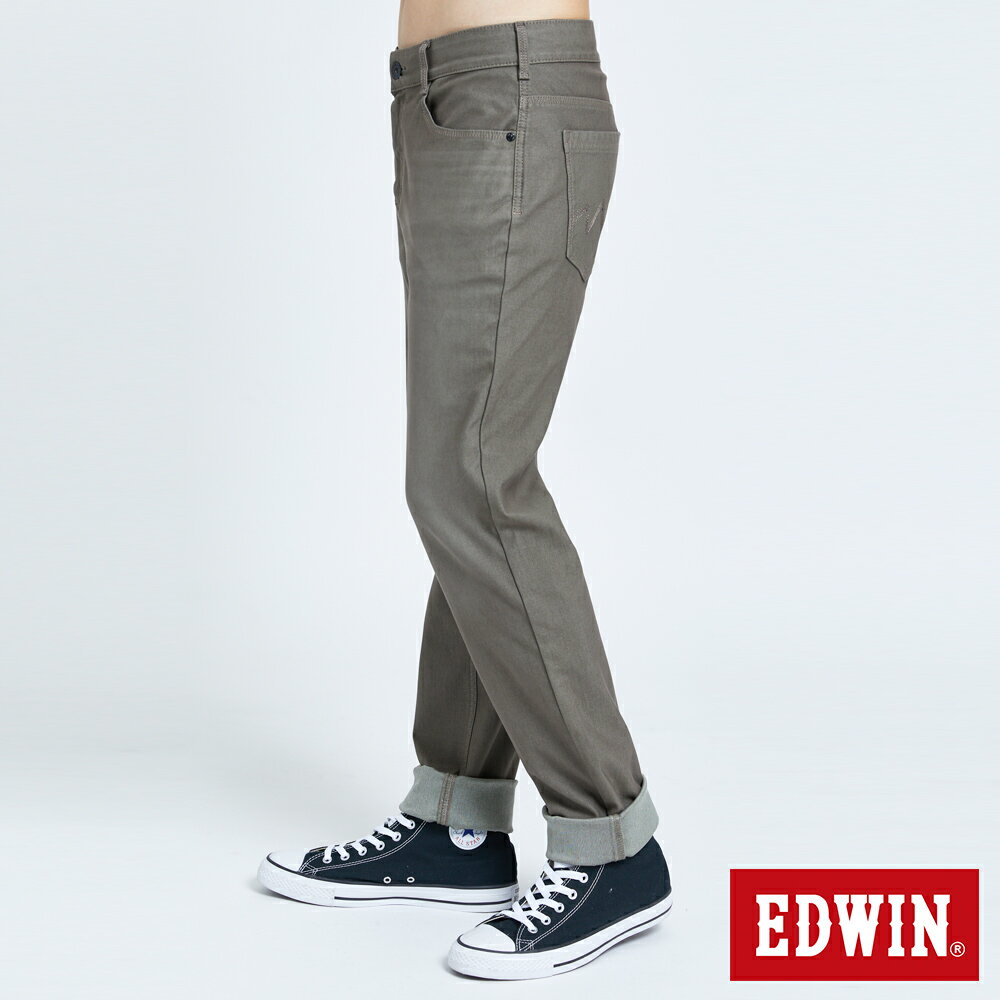 EDWIN JERSEYS 迦績 EJ3 加大碼 超彈中直筒牛仔褲-男款 中灰色 3